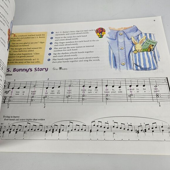 Alfred Music for Little Mozart Piano Learning Prep Level 4 Lesson Recital Lot 2 - Picture 5 of 12